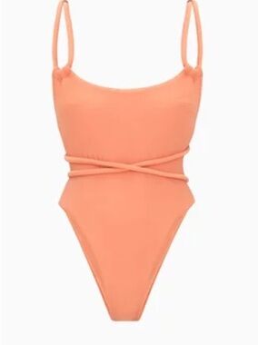 NWT Andrea Iyamah Lima One-Piece in Peach